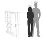 Hanah Home Lun1-W Estantería para Baño Blanca